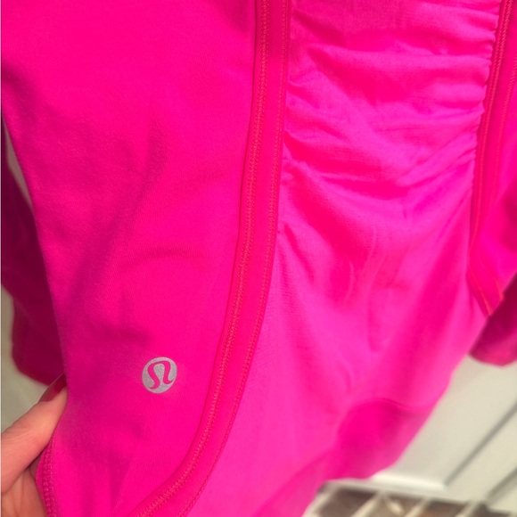 Lululemon Pure Balance Jacket 4 Paris Pink Hooded Stretch Running Gym! EUC! - Picture 8 of 10